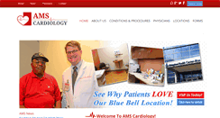 Desktop Screenshot of amscardiology.com